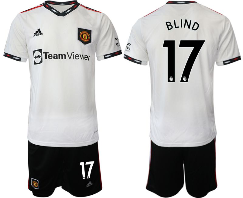 Men 2022-2023 Club Manchester United away white #17 Soccer Jersey->liverpool jersey->Soccer Club Jersey